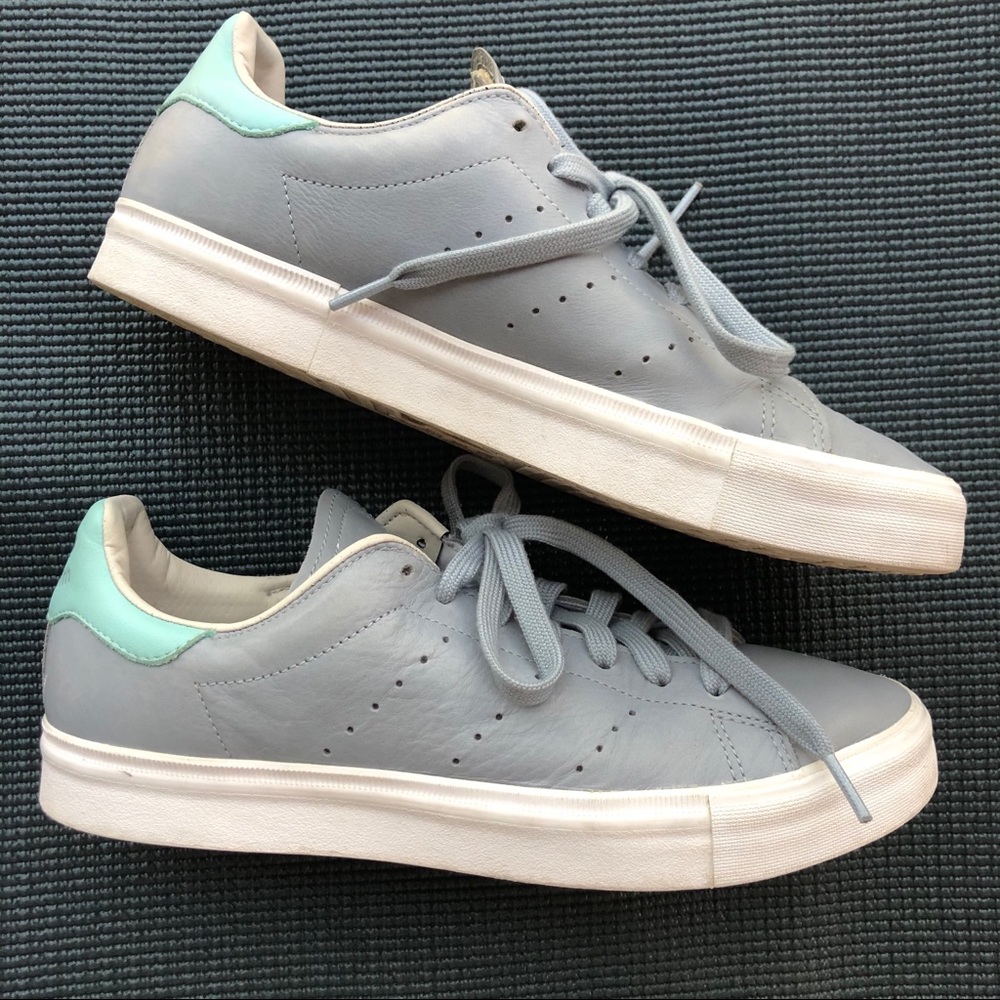 Adidas Stan Smith blue trainers